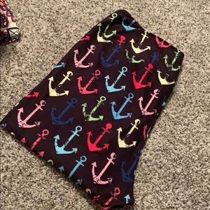 Capri anchor leggings